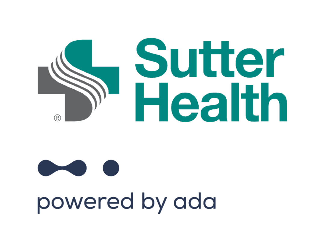 Ada and Sutter Health logos